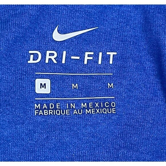 NWT Nike Women's Dallas Short Sleeve Crewneck Tee Royal Blue Size M Medium - Picture 4 of 7